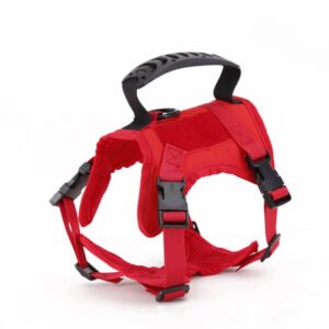Tactical Cat Harness Small Dog Collar Adjustable 600D Nylon – RedHarness