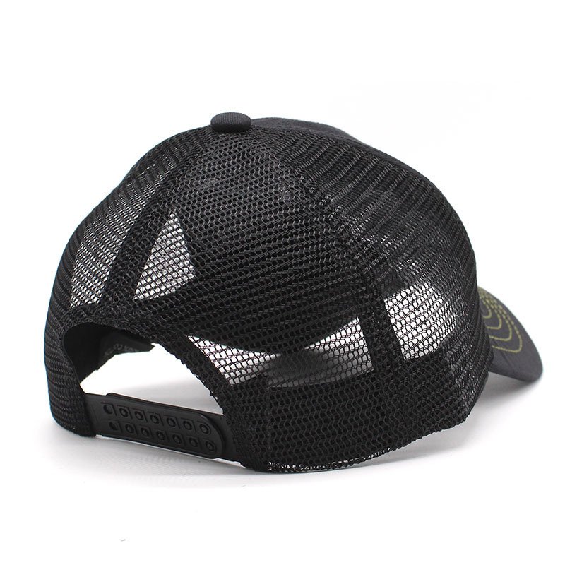 Summer Men's Outdoor Camouflage Mesh Cap Embroidered Hat - Image 5
