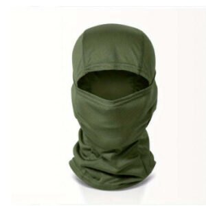 Python camouflage tactical headgear – Pitch green02, One sise