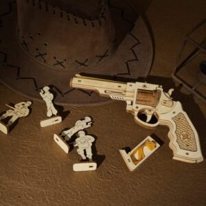 ROKR Wooden Puzzle Gun Toys Model DIY 3D Building Kits For Gifts – LQ401