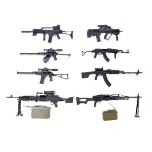 Assault Rifle Machine Gun Assembly Model Ornaments