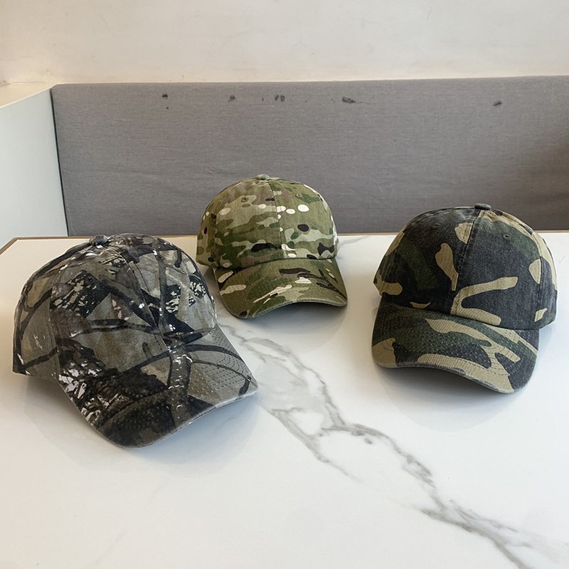 Camouflage Peaked Cap Cotton Versatile Casual - Image 3