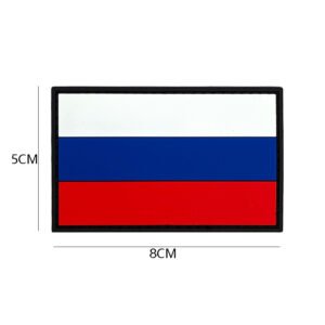 Russian Flag Velcro Seal PVC Rubber – 5 Style
