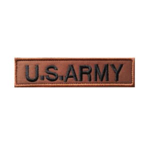US Army Armband Tactical Embroidery Velcro Chest Strip Patches Medical – E