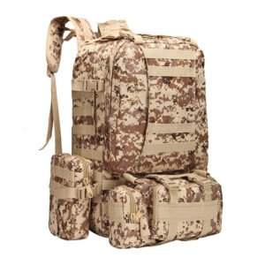 Actical Army Camouflage Camping Combination Backpack – Desert digital