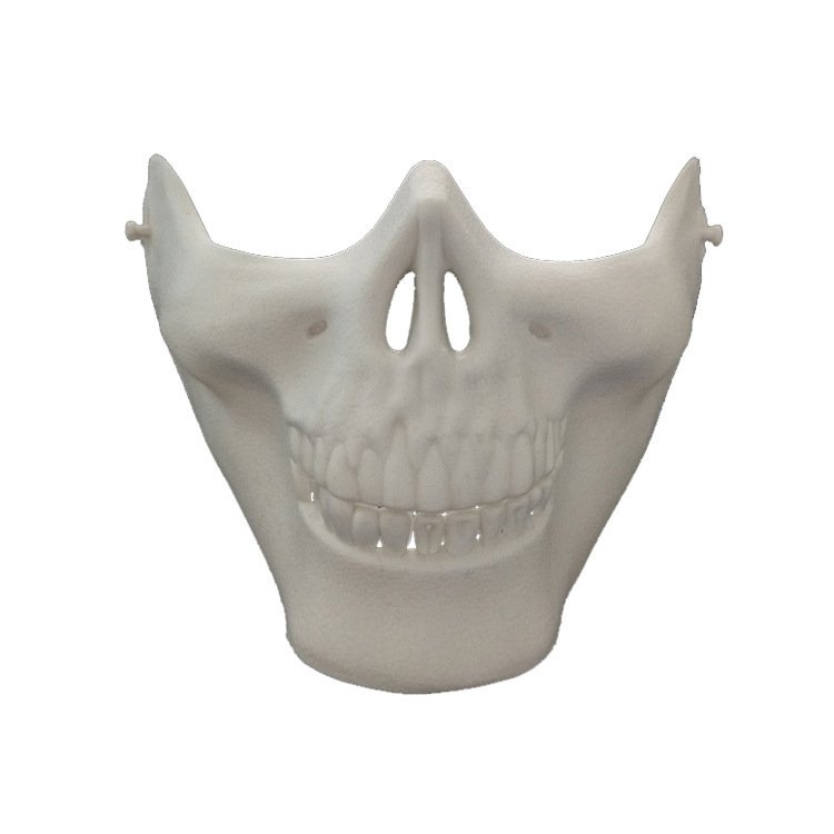 Military Equipment Half-face Ghost Horror Mask - Image 2