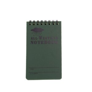 Outdoor Waterproof Notepad Camouflage PVC Notepad – Green