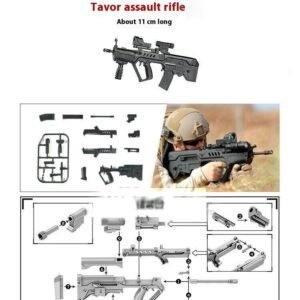 Assault Rifle Machine Gun Assembly Model Ornaments – TAVOR