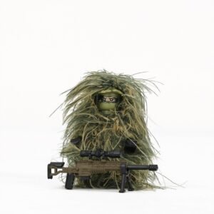 Sniper Camo Ghillie Suit Building Blocks Human Military Building Blocks – Deep sand