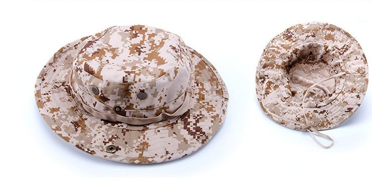 Camouflage Summer Fisherman Outdoor Sunscreen Hat - Image 5
