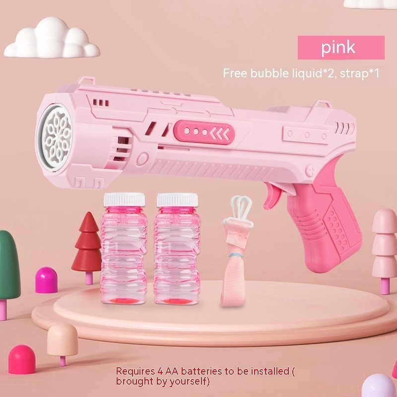 Electric Bubble Gun Children's Automatic Bubble Gatling Outdoor Toy Stall - Image 10