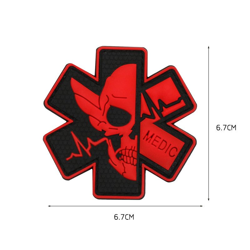 Velcro Rescue Badge PVC Clothing - Image 4