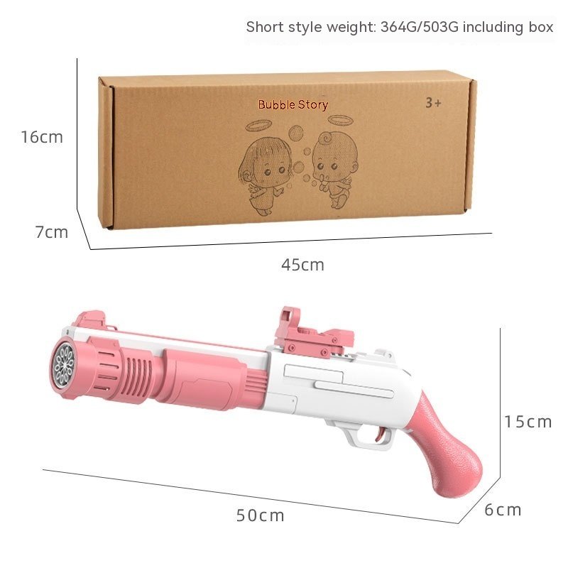 Electric Bubble Gun Children's Automatic Bubble Gatling Outdoor Toy Stall - Image 5
