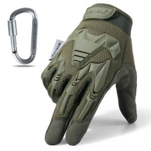 Tactical Camo Military Army Cycling Glove Sport Climb – Green, S