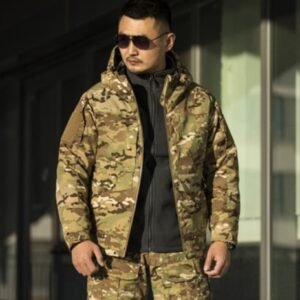 Men’s Cotton Jacket With Warm And Reflective Tactics In Winter