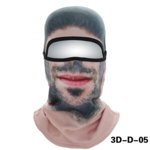 Animal Headgear Mask Protects Face From Cold And Keeps Warm