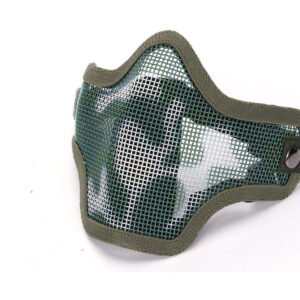 Steel Wire Half Face Tooth Guard Protective Mask – Jungle camouflage