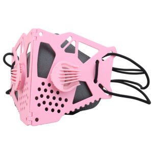 Real Person CS Tactics Half Face Protective Mask Outdoor Mountaineering – Pink