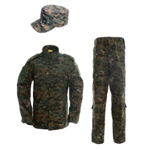 Army fan outdoor combat uniform – Navy Blue with Hat, S