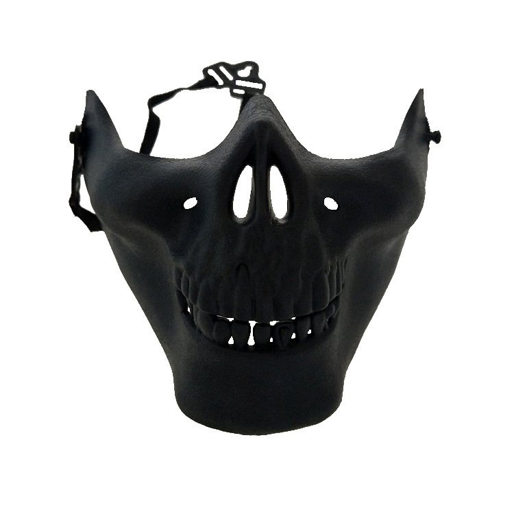 Military Equipment Half-face Ghost Horror Mask - Image 5