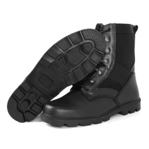 Tactical Boots Army Fan Outdoor Shoes – Cowhide, 45