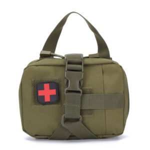 Tactical Dog Clothes Quick Disassembly Dog Vest Outdoor Pet Training Clothes – Army Green survival kit, 20.5×9.5×18.5cm