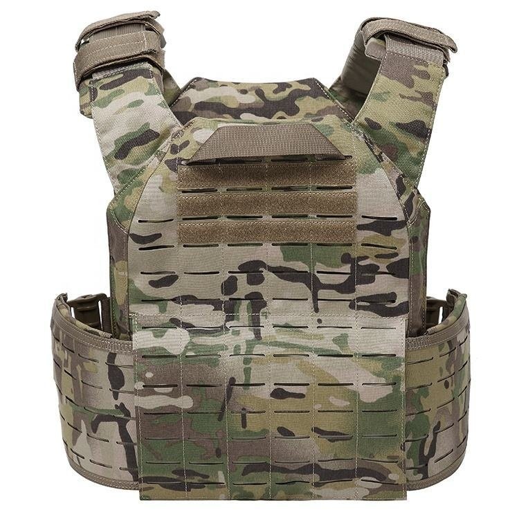 Nylon 1000D Laser Cutting Buckle Quick Take Off Tactical Vest - Image 2