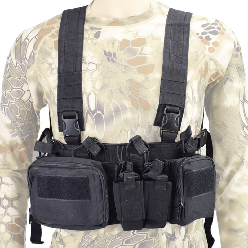 Outdoor Military Fan Tactical Bellyband Multifunctional Tactical Vest - Image 2