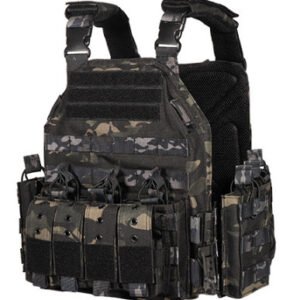 Quick Dismantling Tactical Vest Outdoor Military Fan CS Protective Equipment 6094 Combat Tactical Vest Camouflage Suit – Black CP