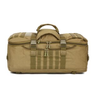 Tactical Camouflage Outdoor Large Capacity Backpack Waterproof Handbag – Wolf brown9339