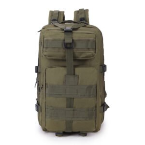 3P Package Outdoor Sports Camouflage Backpack Army Fan Mountaineering – Green