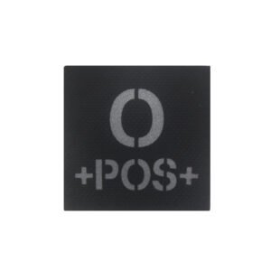 Reflective Blood Type Badge Velcro Armband – OposM00016 4