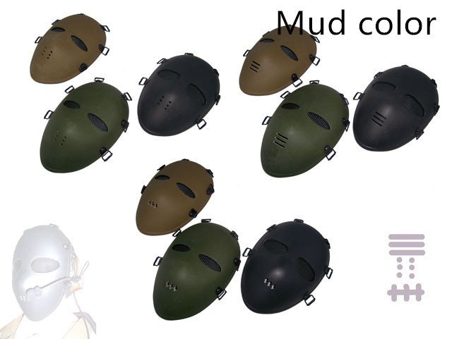 Killer Mesh Full Face Protective Mask Tactical Skull Outdoor Combat Protective Mask - Image 2