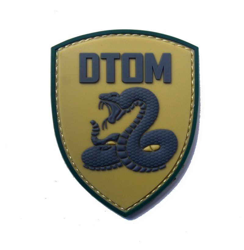 DTOM Don't Step On My Foot Gadsden Snake Tactical Velcro - Image 3