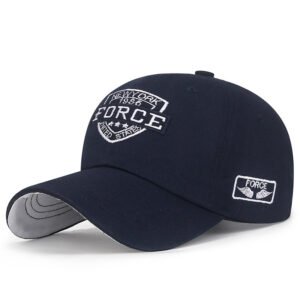 Spring And Summer New Soft Top Cotton Baseball Cap Youth – Blue