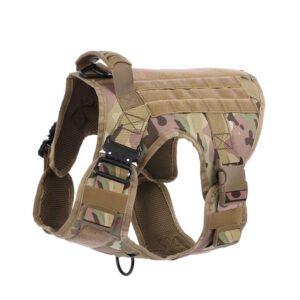 Tactical Dog Clothes Quick Disassembly Dog Vest Outdoor Pet Training Clothes – Cp camouflage, XL