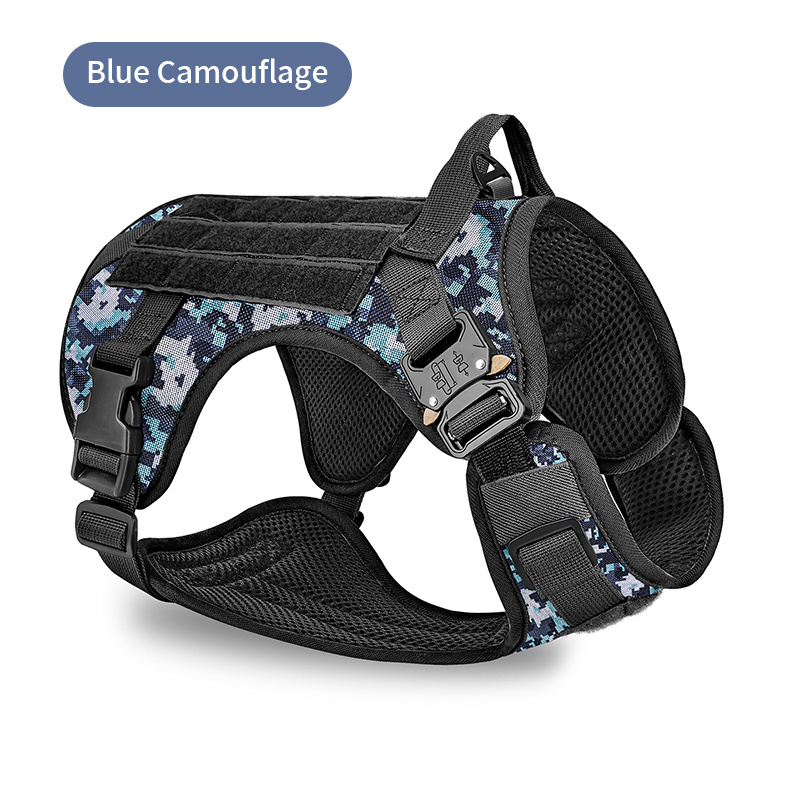 Large Pet Supplies Tactical Camouflage Close Traction Harness Wholesale - Image 6