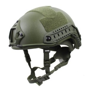 PE Polymer Material Tactical Bulletproof Helmet – Army Green