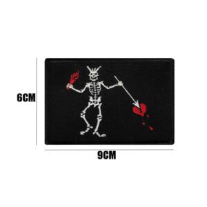 Pirate Style Patch Armband Velcro Package Seal – V011626