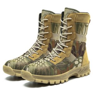 Plus Size Men’s Shoes High-top Men’s Shoes Martin Boots – Camouflage, 43