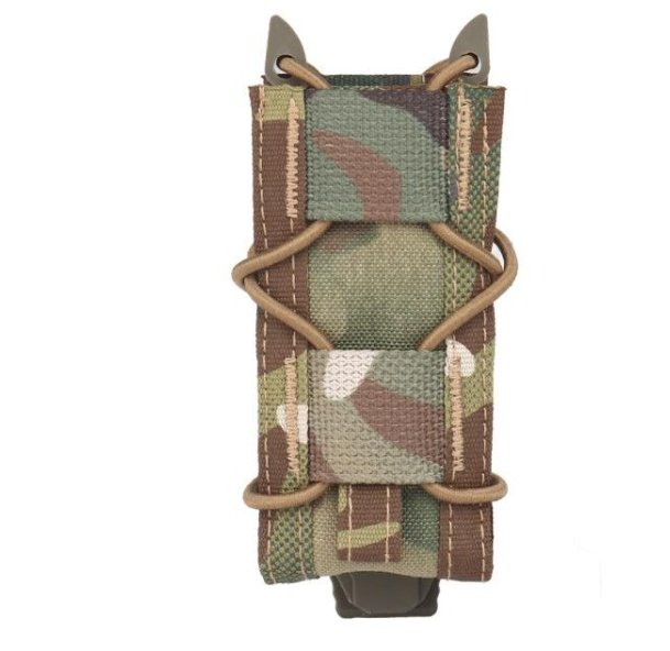 Real CS Tactical 9MM Elastic Functional Outdoor MOLLE Torch Tool Storage Waist Bag - Image 4