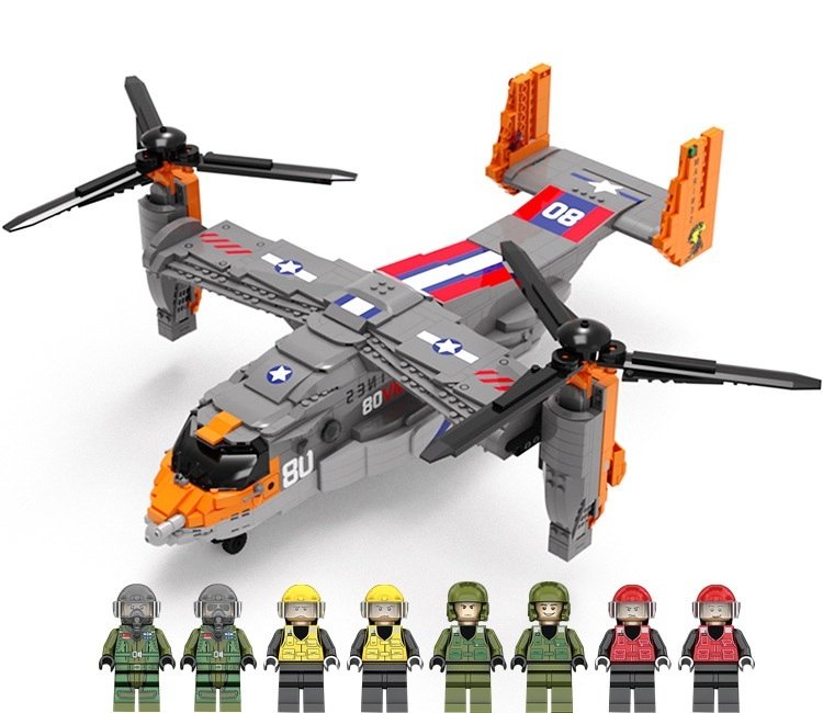 Combat Model Boys Assemble Small Particle Building Block Toys - Image 9