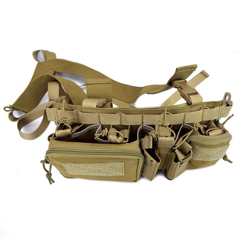 Outdoor Military Fan Tactical Bellyband Multifunctional Tactical Vest - Image 4