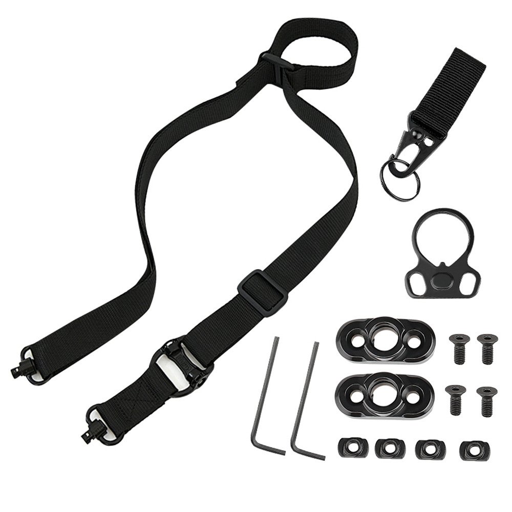 Outdoor Camping Tactical Harness QD Button Nylon Double Point - Image 2