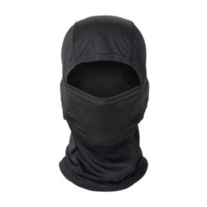 Tactical Camouflage Balaclava Full Face Scarf Mask – Black