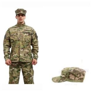 Army fan outdoor combat uniform – Army Green with Hat, M