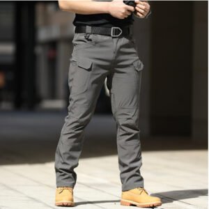 Tactical Pants Summer Male Special Arms Camouflage Overalls – Grey IX7, S