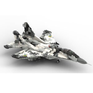 MOC-106680 Ukraine Kiev Ghost 135 Military Combat Aircraft Model Toy