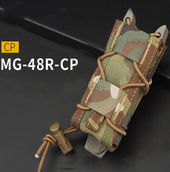Real CS Tactical 9MM Elastic Functional Outdoor MOLLE Torch Tool Storage Waist Bag - Image 8