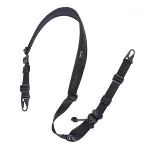 Quick-adjustment Shoulder Strap Single And Double-point Crossbody Rope – Black
